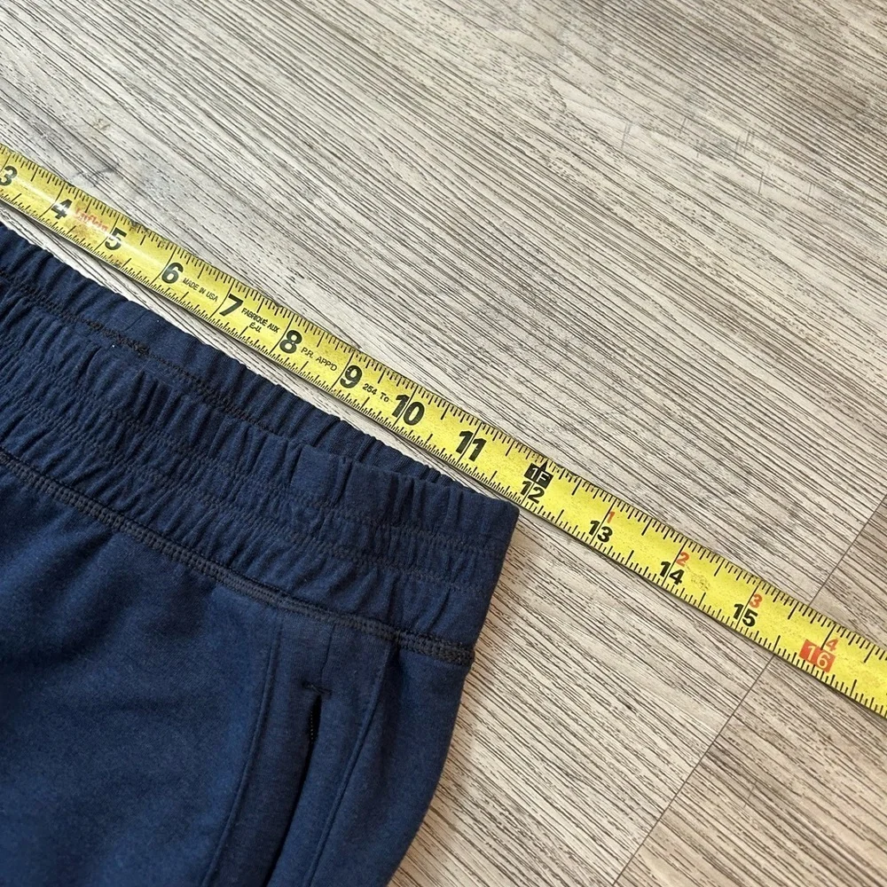Lululemon Navy Blue Joggers Pants With Zipper Pockets and Stretch Waistband - Picture 9 of 10